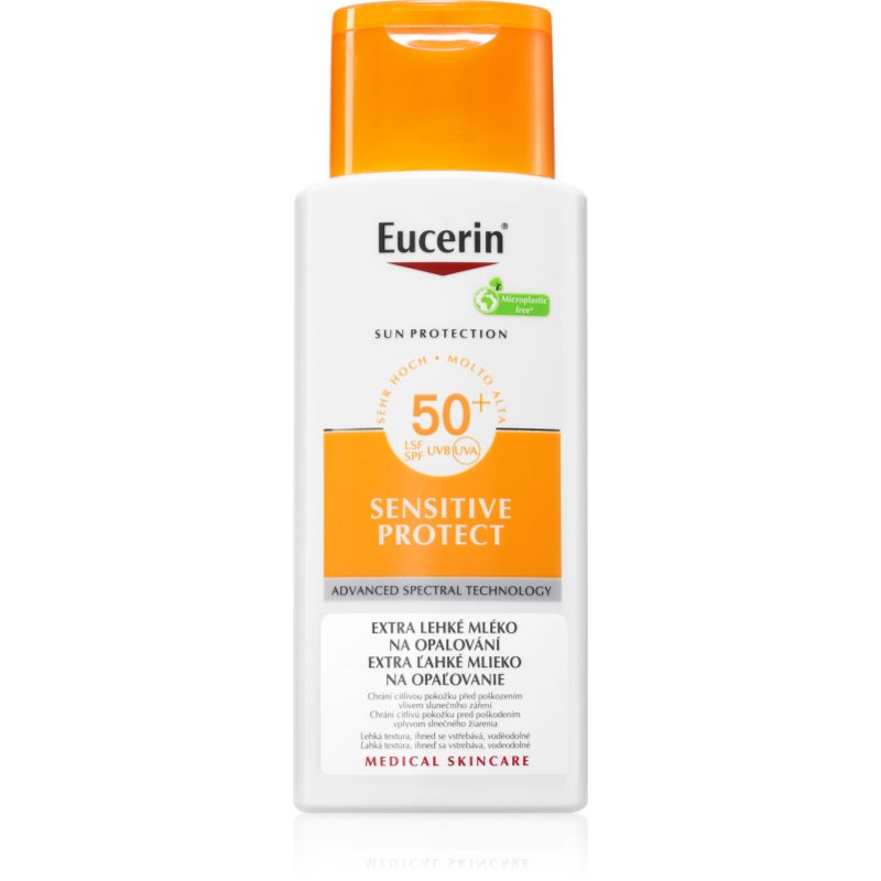 Eucerin Sun Sensitive Protect lotiune solara light SPF 50+ 150 ml