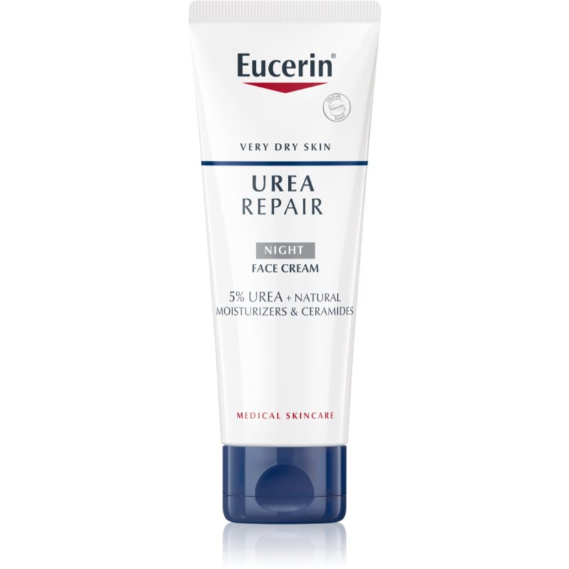 Eucerin UreaRepair Night Cream crema de noapte pentru fata, gat si piept fără parfum 50 ml