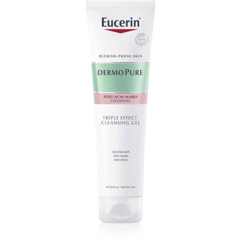 Eucerin DermoPure Triple Effect Cleansing Gel gel exfoliant de curatare cu efect triplu 150 ml