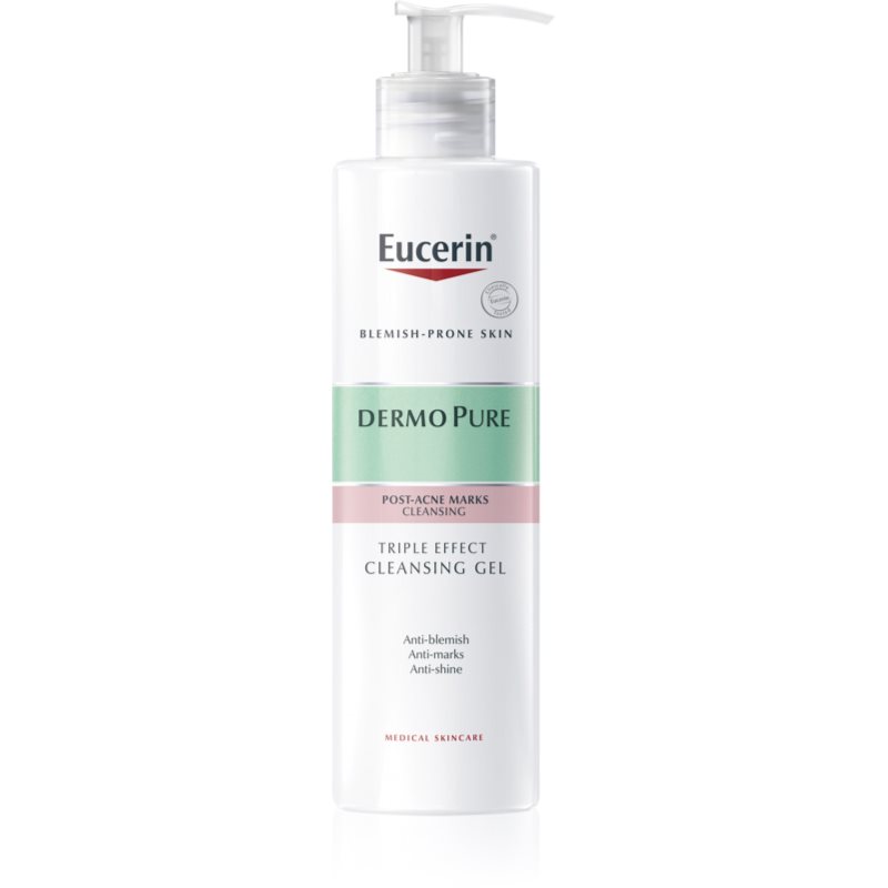 Eucerin DermoPure gel exfoliant de curatare cu efect triplu pentru față și corp 400 ml