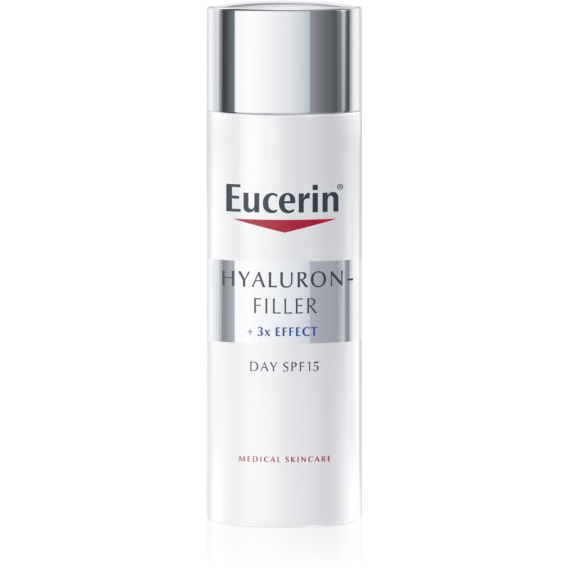 Eucerin Hyaluron-Filler + 3x Effect crema de zi împotriva îmbătrânirii pielii SPF 15 50 ml