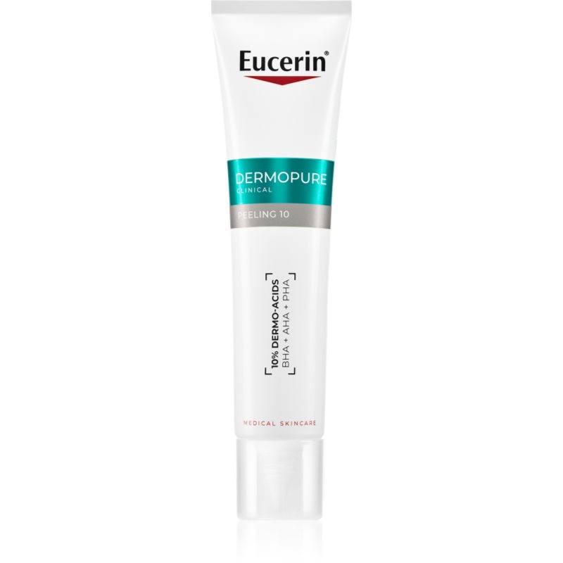 Eucerin DermoPure Clinical Peeling 10 cremă peeling pentru noapte pentru ten acneic 40 ml