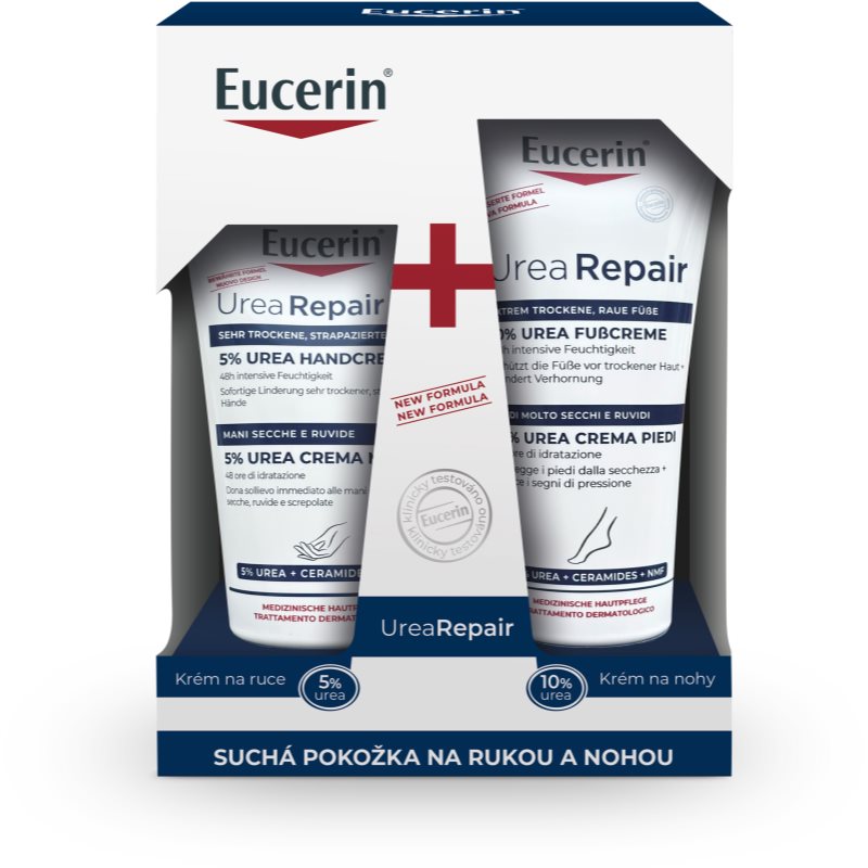 Eucerin UreaRepair set cadou pentru maini si picioare