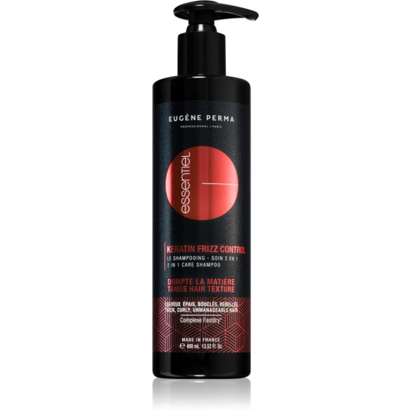 EUGÈNE PERMA Essential Keratin Frizz Control șampon pentru păr creț 400 ml