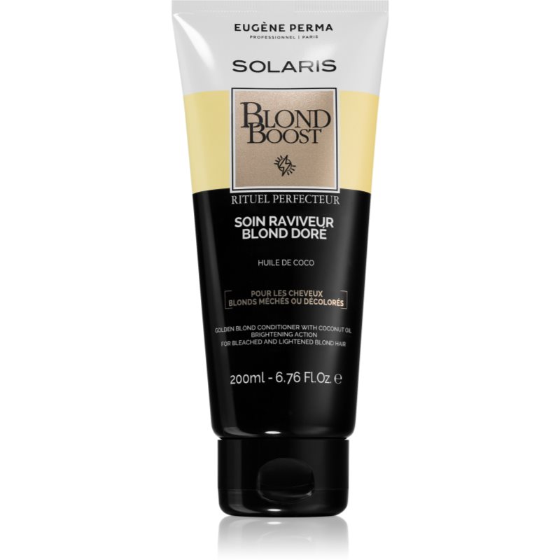 EUGÈNE PERMA Solaris Blond Care balsam revitalizant pentru parul blond cu suvite 200 ml