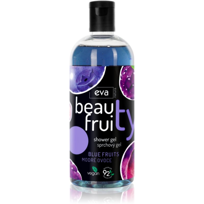 Eva Natura Beauty Fruity Blue Fruits gel de duș 400 ml