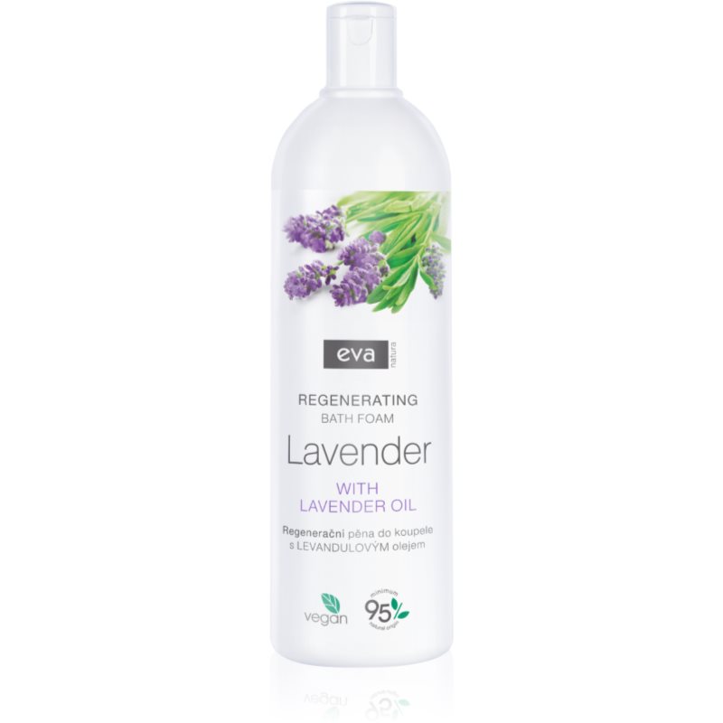 Eva Natura Lavender Oil Spuma regeneratoare pentru baie 750 ml