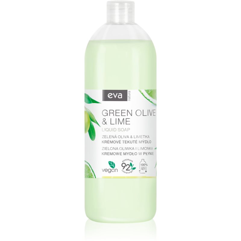 Eva Natura Green olive & Lime Sapun lichid de maini Refil 1000 ml