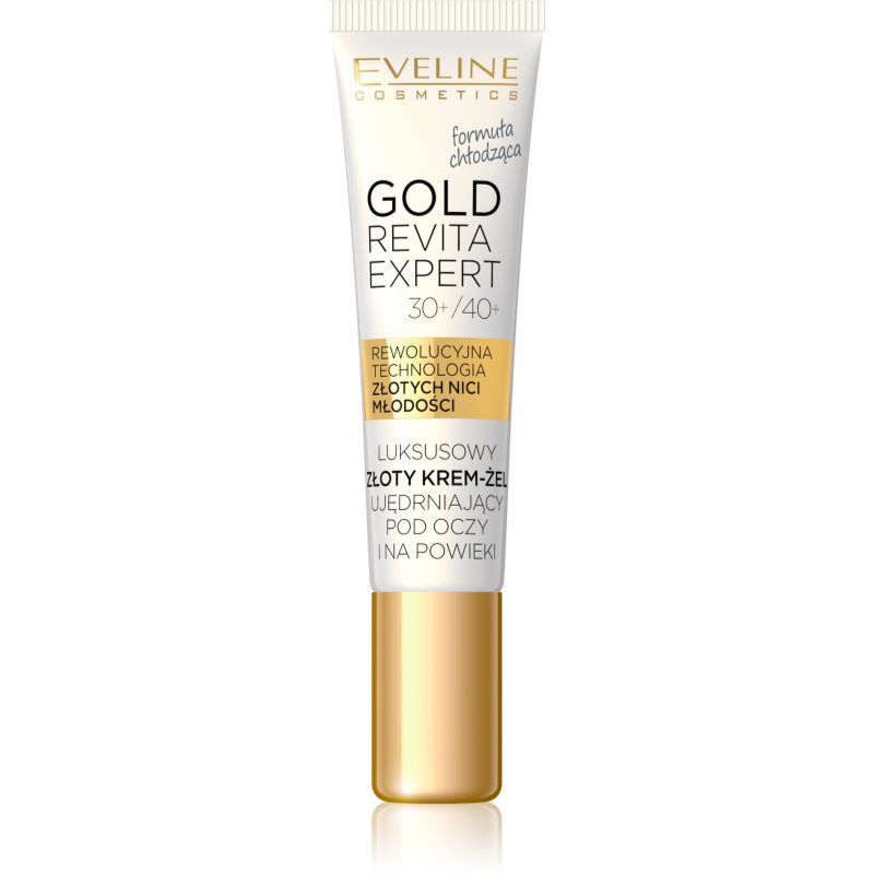 Eveline Cosmetics Gold Revita Expert crema de ochi pentru fermitate cu efect racoritor 15 ml