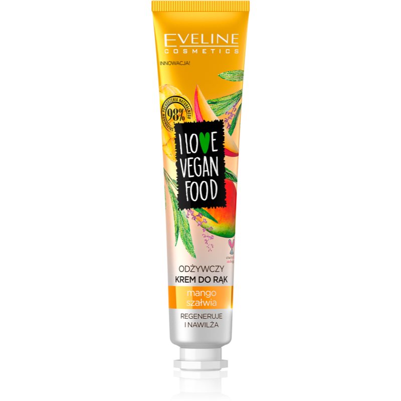 Eveline Cosmetics I Love Vegan Food cremă hrănitoare pentru mâini 50 ml