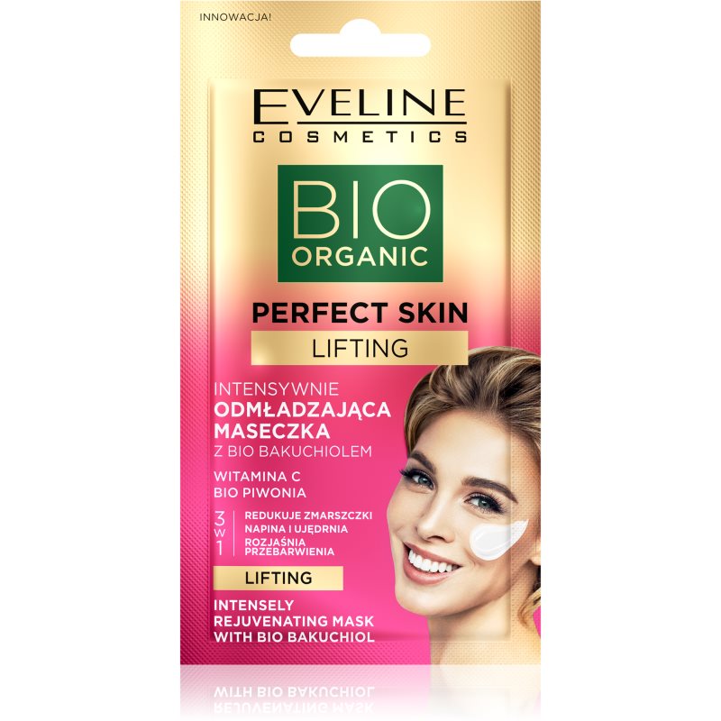 Eveline Cosmetics Perfect Skin Bio Bakuchiol mască intensă de întinerire 8 ml