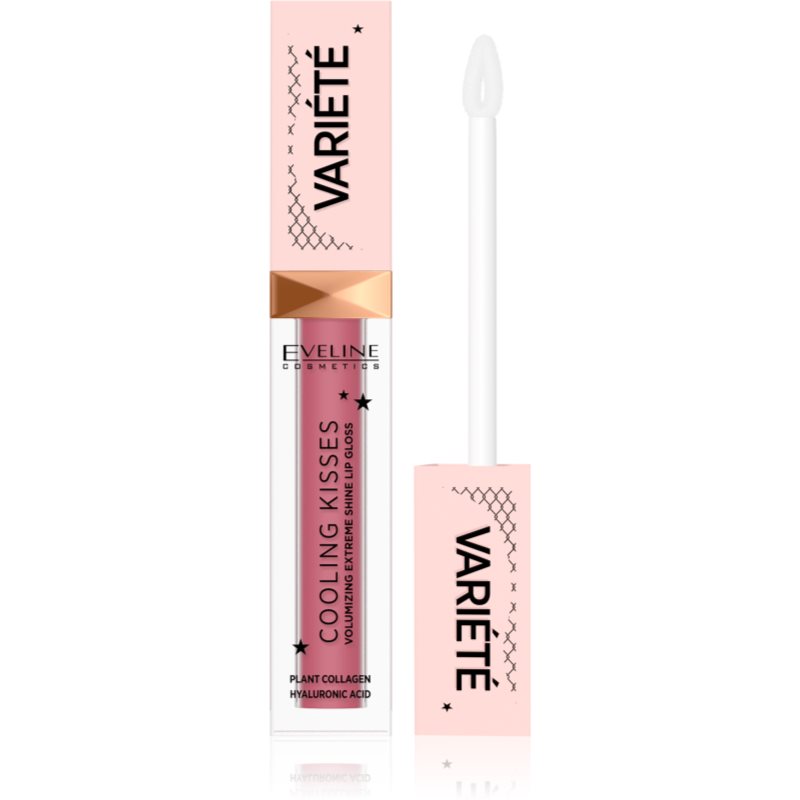 Eveline Cosmetics Variété Cooling Kisses lip gloss hidratant cu efect racoritor culoare 06 New Romance 6,8 ml