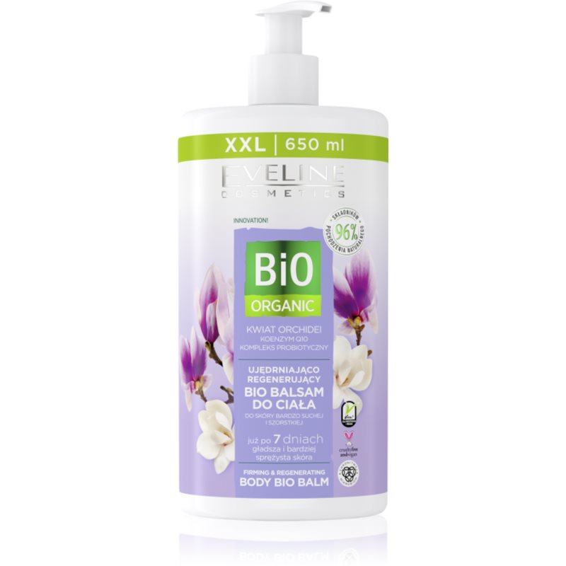 Eveline Cosmetics Bio Organic Balsam de corp pentru fermitate efect regenerator 650 ml