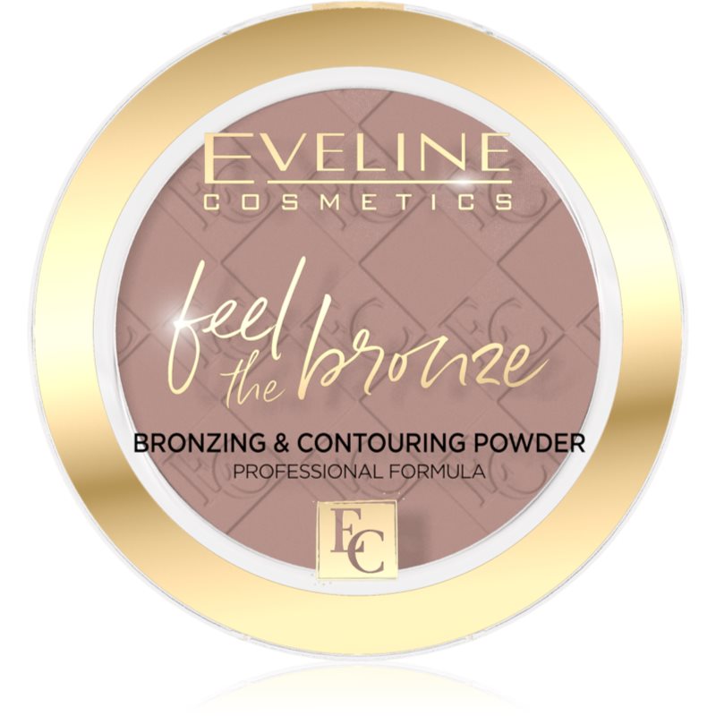 Eveline Cosmetics Feel The Bronze pudră pentru de bronz și contur culoare 01 Milky Way 4 g