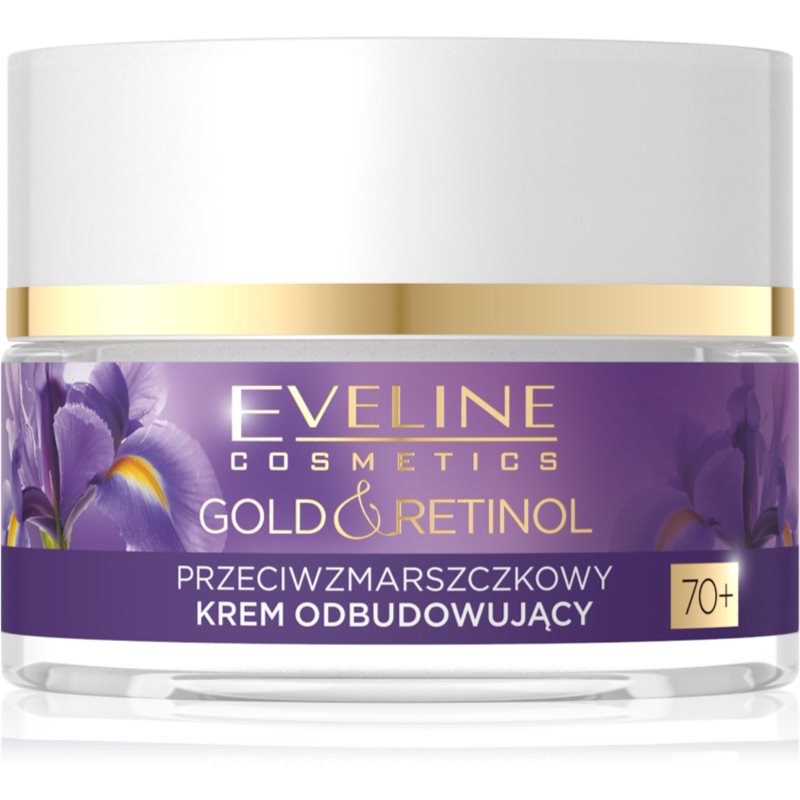Eveline Cosmetics Gold & Retinol Cremă regeneratoare împotriva ridurilor 70+ 50 ml