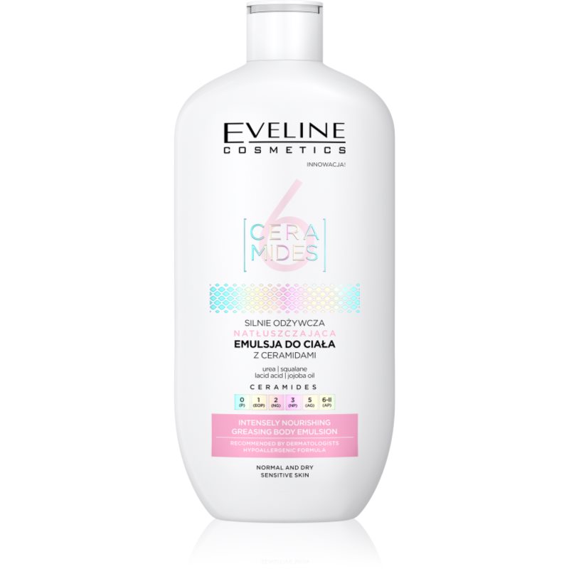 Eveline Cosmetics 6 Ceramides emulsie pentru corp pentru piele normala si uscata 350 ml