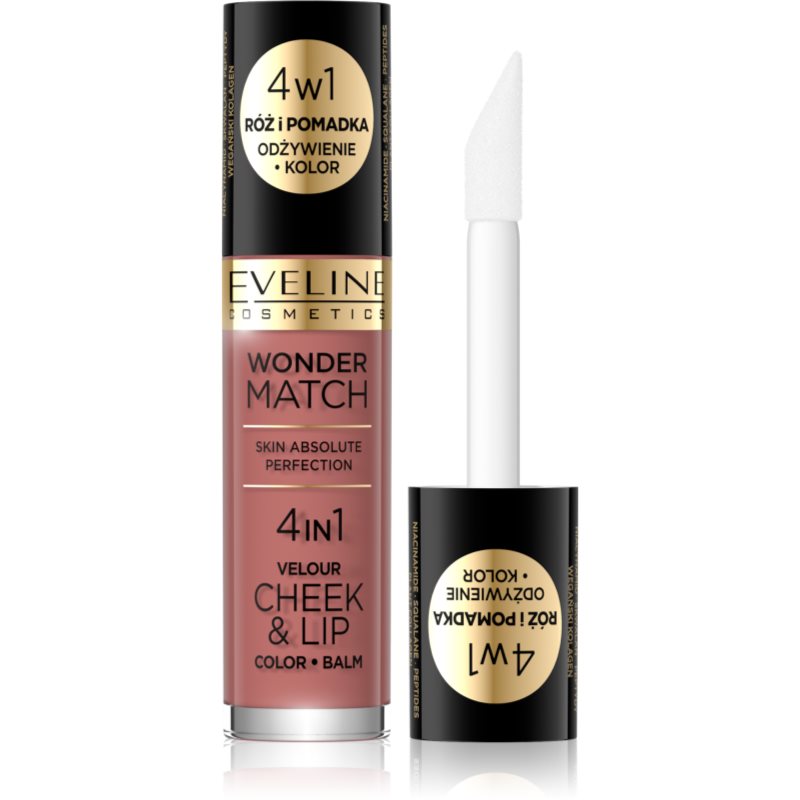 Eveline Cosmetics Wonder Match 4in1 Cheek & Lip fard de obraz lichid buze si obraz culoare 5 4.5 ml
