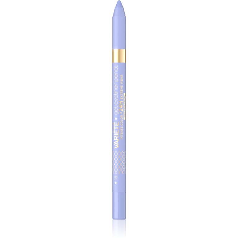 Eveline Cosmetics Variété eyeliner gel rezistent la apă culoare 13 Blue Sky 1 buc