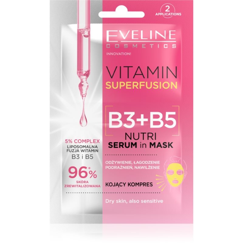 Eveline Cosmetics Vitamin Superfusion masca hidratanta si hranitoare 2x5 ml