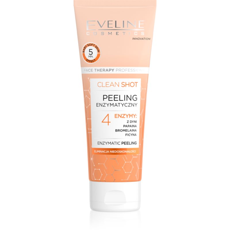 Eveline Cosmetics Clean Shot 4 Enzymes peeling enzimatic impotriva imperfectiunilor pielii 75 ml