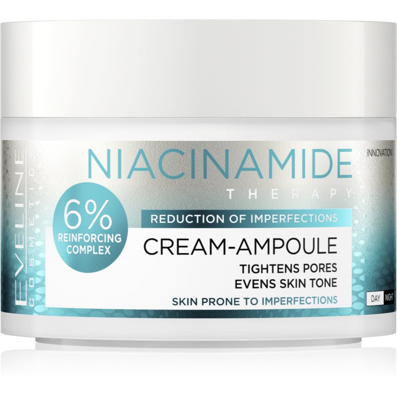 Eveline Cosmetics Cream-Ampoule Niacinamide cremă hidratantă impotriva imperfectiunilor pielii 50 ml