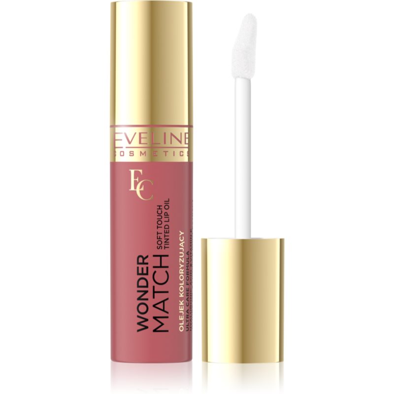 Eveline Cosmetics Wonder Match ulei hidratant de buze culoare 04 Raspberry Sorbet 5 ml