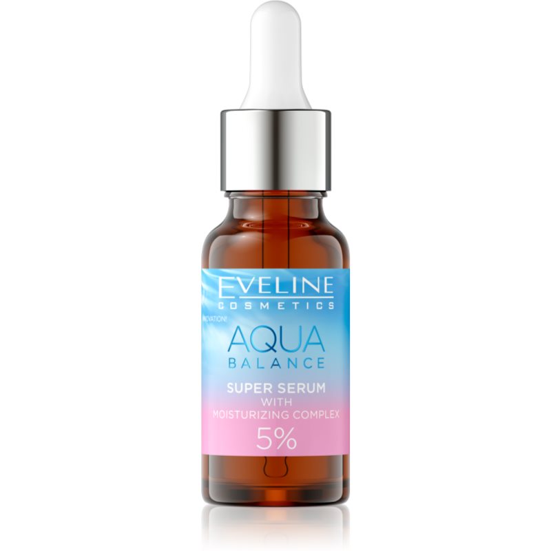 Eveline Cosmetics Aqua Balance Trehalose + PGA Acid ser cu hidratare intensă cu acid hialuronic 18 ml