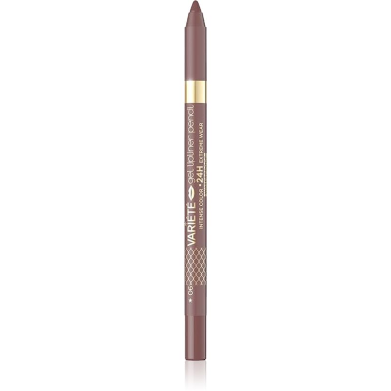 Eveline Cosmetics Variété Gel Lipliner creion contur pentru buze culoare 07 Classic Red 1 buc