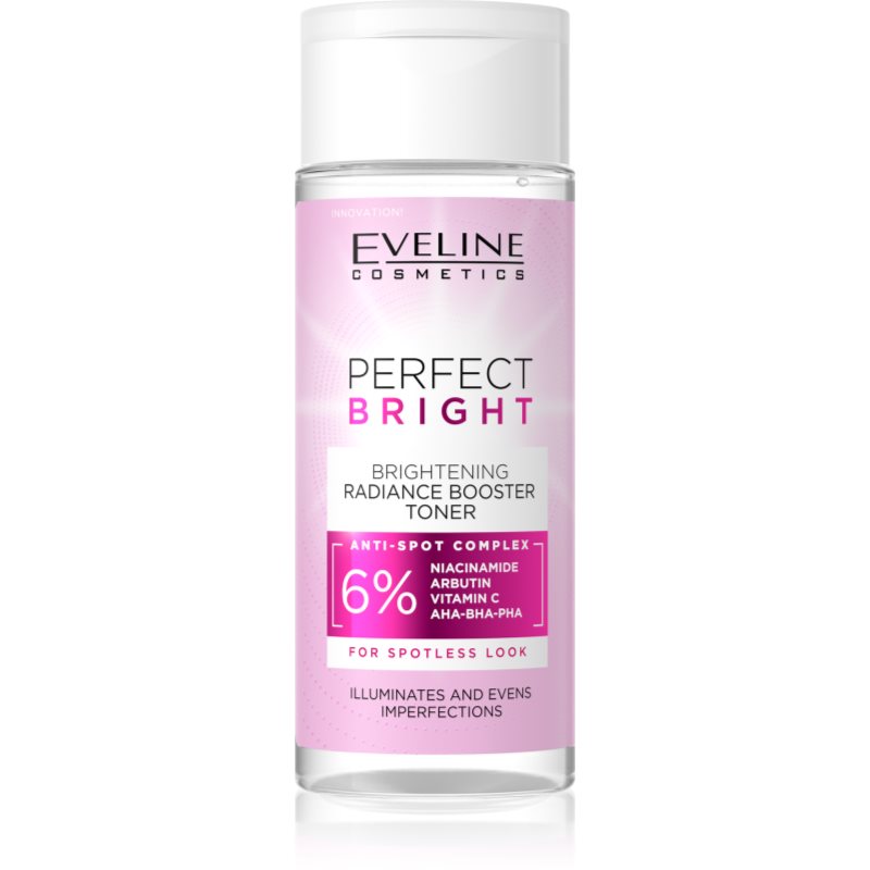Eveline Cosmetics Perfect Bright Radiance Booster Toner solutie tonica cu efect de iluminare 150 ml