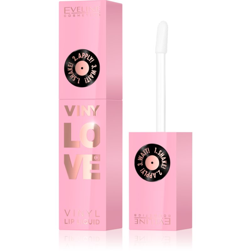 Eveline Cosmetics VINY LOVE Vinyl Lip Liquid Ruj de buze lichid, de lunga durata culoare 01 4 ml
