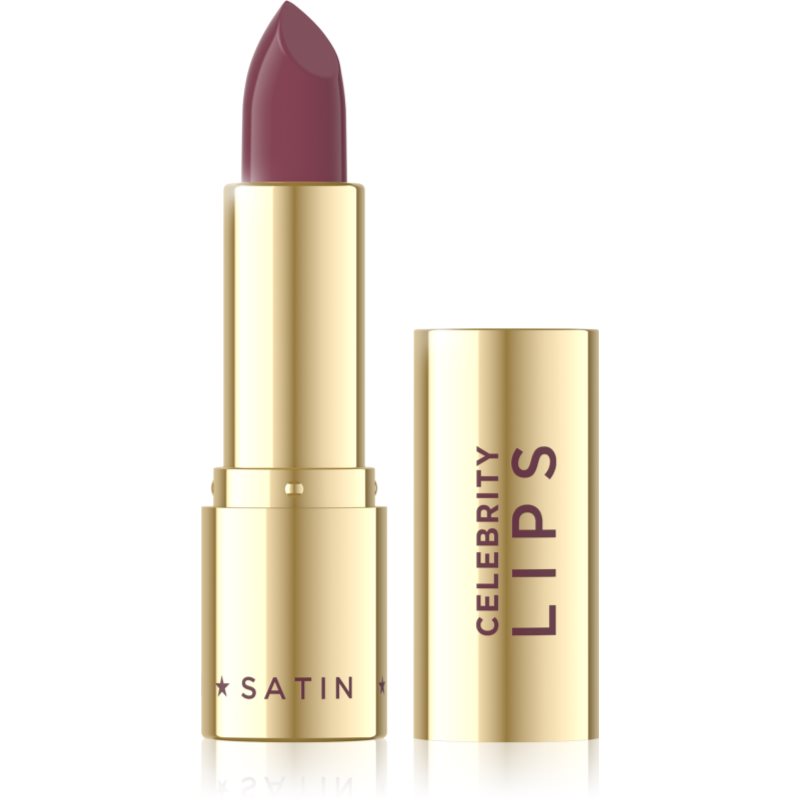 Eveline Cosmetics Celebrity Lips Satin ruj cremos cu finisaj satinat culoare 602 Glimmer 1 buc