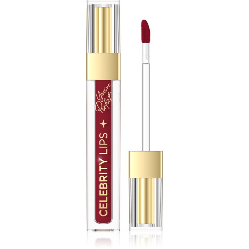 Eveline Cosmetics Celebrity Lips Matte Liquid ruj lichid mat, cu textură lejeră culoare 08N 4 ml
