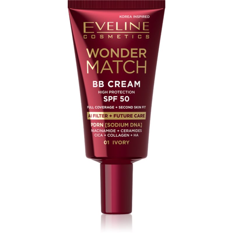 Eveline Cosmetics Wonder Match BB Cream crema BB culoare Ivory 30 ml