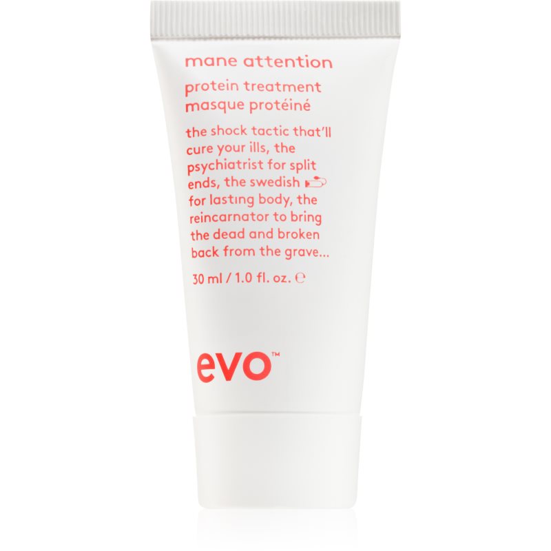 EVO Mane Attention Protein Treatment masca hidratanta cu conținut ridicat de proteină 30 ml