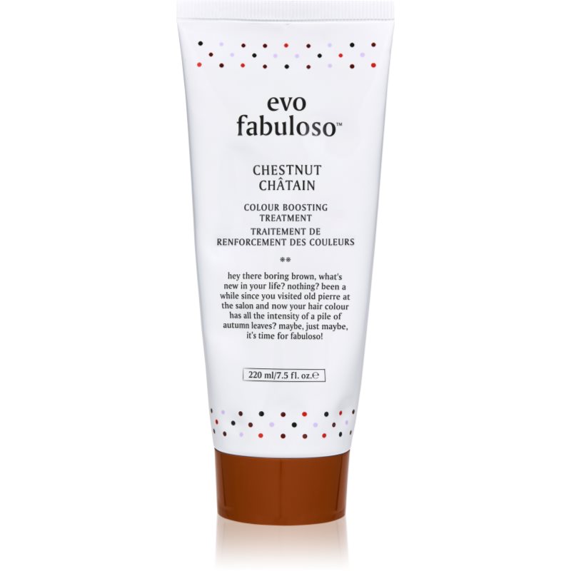 EVO Fabuloso Colour Boosting Treatment balsam pentru a evidentia culoarea parului culoare Chestnut 220 ml