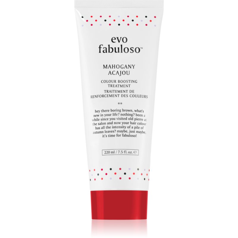 EVO Fabuloso Colour Boosting Treatment balsam pentru a evidentia culoarea parului culoare Mahogany 220 ml