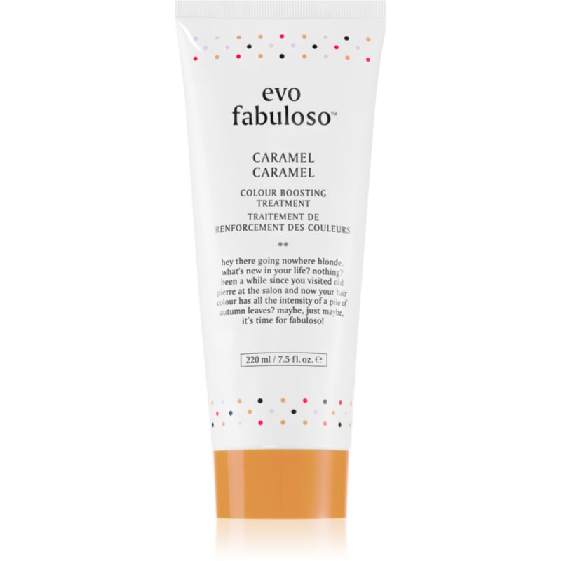 EVO Fabuloso Colour Boosting Treatment balsam pentru a evidentia culoarea parului culoare Caramel 220 ml