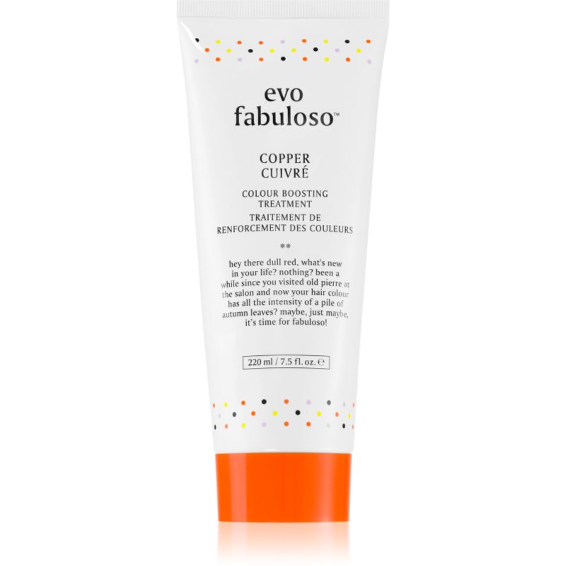 EVO Fabuloso Colour Boosting Treatment balsam pentru a evidentia culoarea parului culoare Copper 220 ml