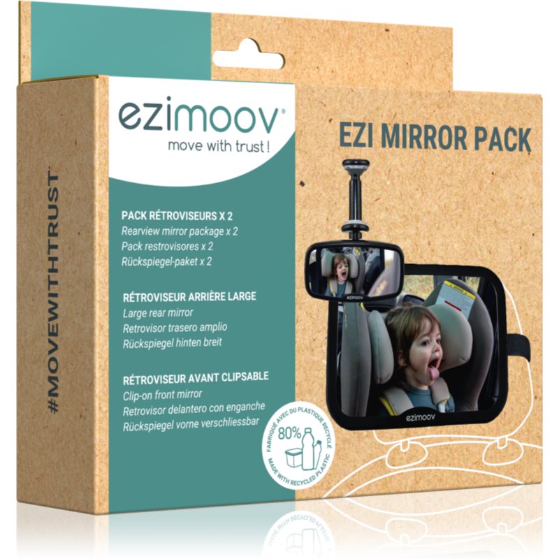 Ezimoov EZI Mirror Pack oglinda pentru mașină Eco friendly 2 buc