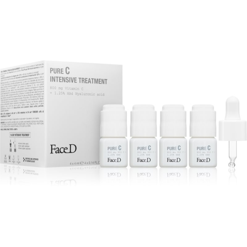 Face D Pure C ingrijirea pielii antirid 4x4 ml