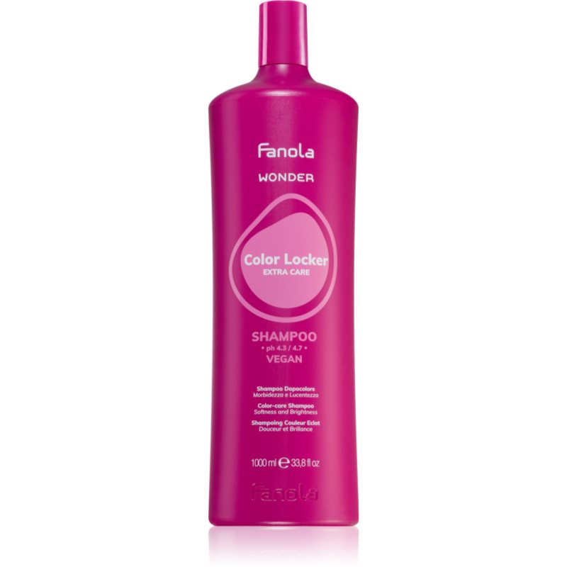 Fanola Wonder Color Locker Extra Care Shampoo sampon pentru stralucirea si tonifierea parului vopsit 1000 ml