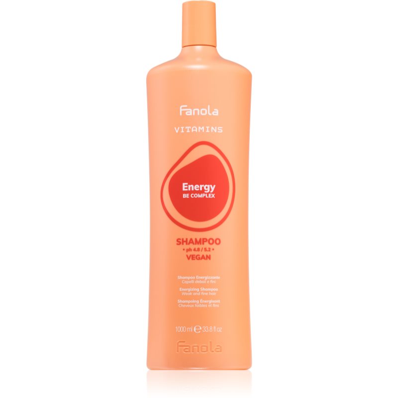 Fanola Vitamins Energizing Shampoo sampon energizant pentru părul slab cu tendință de cădere 1000 ml