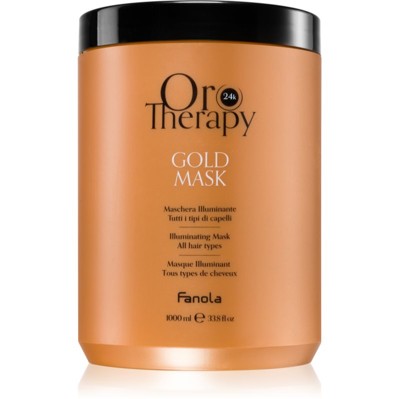 Fanola Oro Therapy Gold Mask Masca de par cu aur de 24 de karate 1000 ml