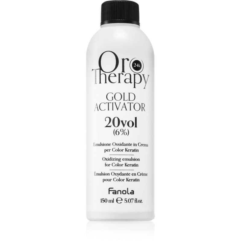 Fanola Oro Therapy Gold Activator emulsie activatoare 6% 20 vol. 150 ml