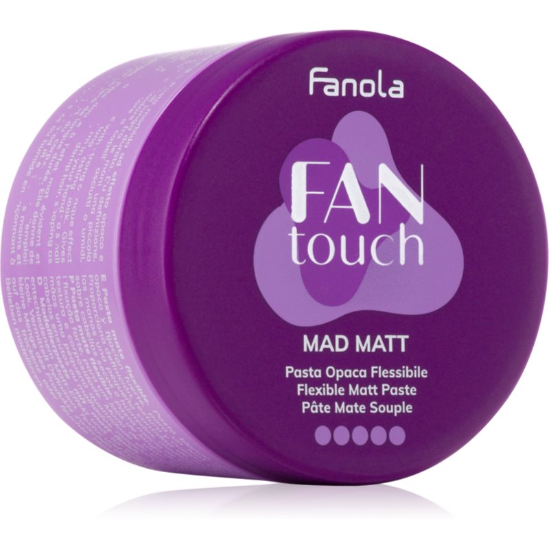 Fanola FAN touch pasta pentru styling mata cu fixare foarte puternica 100 ml