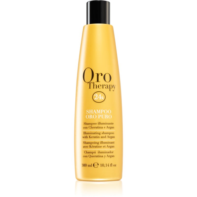 Fanola Oro Therapy Shampoo Oro Puro sampon pentru stralucire pentru par lipsit de viata 300 ml