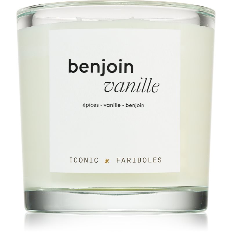 FARIBOLES Iconic Benzoin Vanilla lumânare parfumată 400 g