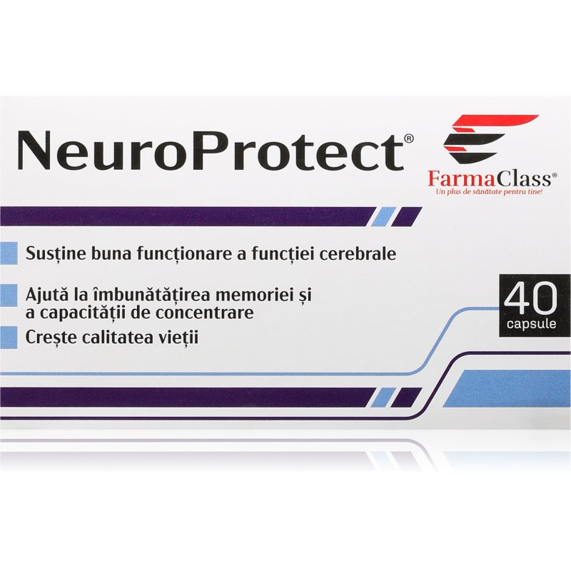FarmaClass Industry Neuro Protect capsule pentru susținerea funcțiilor celulelor cerebrale 40 caps.
