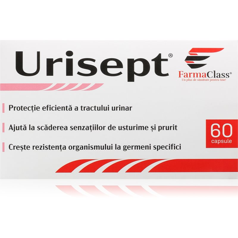 FarmaClass Industry Urisept capsule în sprijinul funcției rinichiului și a vezicii urinare 60 caps.
