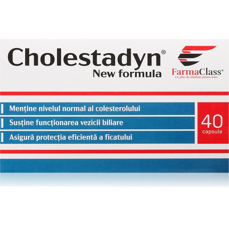 FarmaClass Industry Cholestadyn new formula capsule pentru menținerea nivelului normal de colesterol 40 caps.